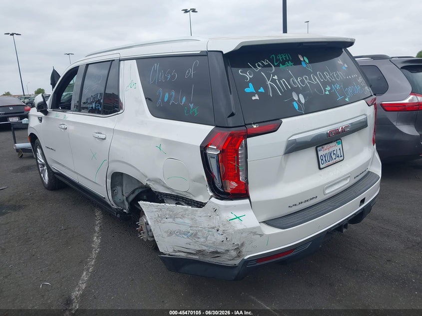 2021 Gmc Yukon VIN 1GKS2DKL8MR134441 IAAI salvage auction — LEFT REAR, Salvage Certificate (California), sold $23,100 on 2026-07-10 (photo 3)