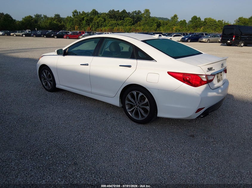 2014 Hyundai Sonata VIN 5NPEC4AC3EH873801 IAAI salvage auction — NORMAL WEAR, Original (Kentucky), sold $250 on 2026-07-29 (photo 3)
