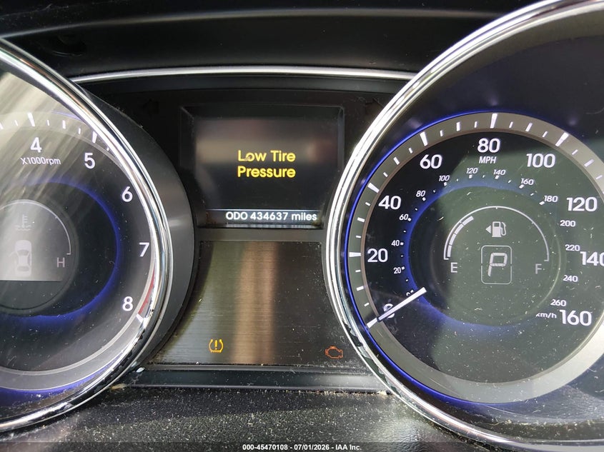 2014 Hyundai Sonata VIN 5NPEC4AC3EH873801 IAAI salvage auction — NORMAL WEAR, Original (Kentucky), sold $250 on 2026-07-29 (photo 7)