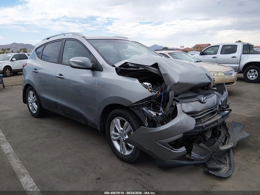 2013 Hyundai Tucson VIN KM8JU3AC0DU731072 IAAI salvage auction — FRONT END, Salvage (Arizona), sold $225 on 2026-07-28 (photo 1)