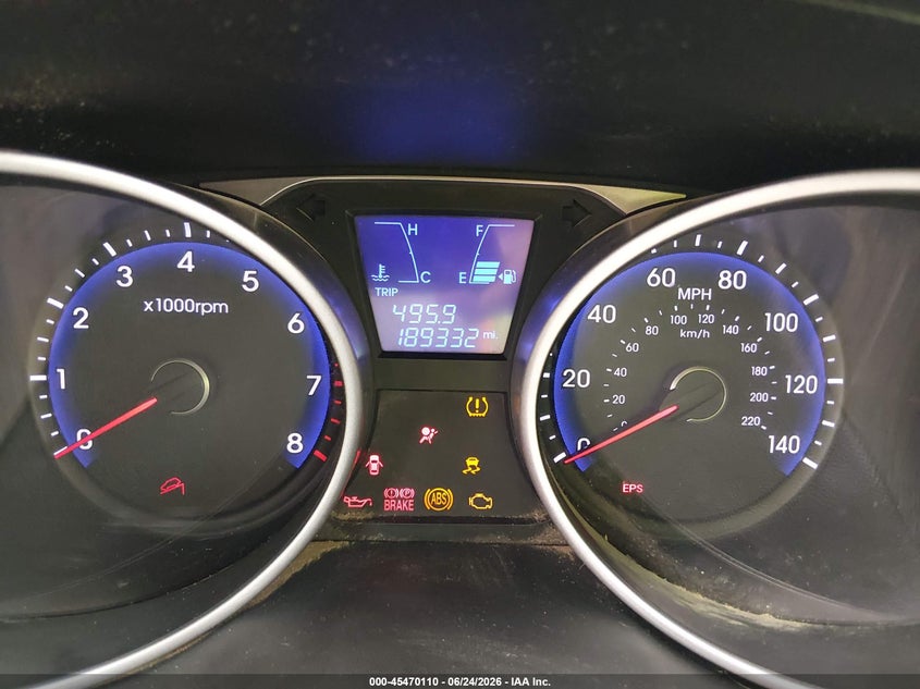 2013 Hyundai Tucson VIN KM8JU3AC0DU731072 IAAI salvage auction — FRONT END, Salvage (Arizona), sold $225 on 2026-07-28 (photo 7)