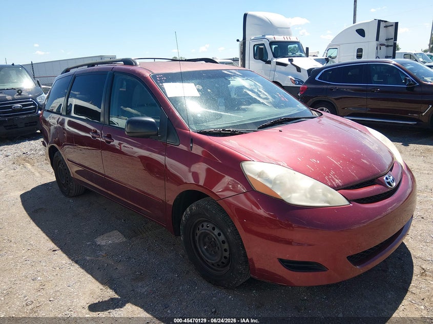 2009 Toyota Sienna VIN 5TDZK23C39S246523 IAAI salvage auction — REAR END, Salvage (Pennsylvania), sold $775 on 2026-07-15 (photo 1)