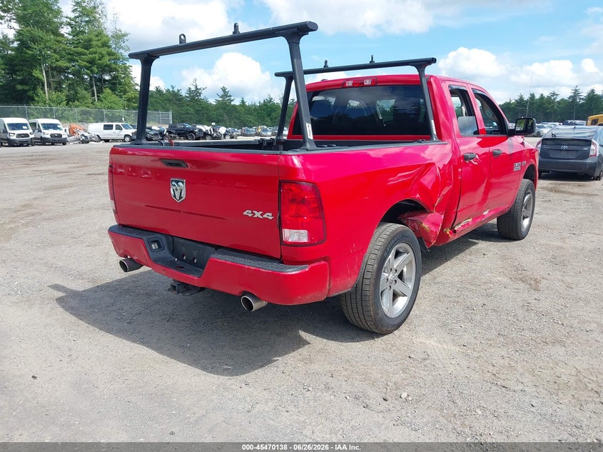 2017 Ram 1500 VIN 1C6RR7FT3HS565566 IAAI salvage auction — RIGHT SIDE, Salvage (Massachusetts), sold $3,750 on 2026-08-29 (photo 4)