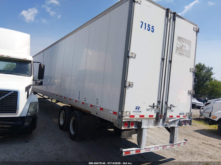2017 Hyundai translead inc 53' semi trailer VIN 3H3V532C7HT047155 IAAI salvage auction — ROLLOVER, Salvage (Illinois), sold $125 on 2026-09-09 (photo 3)