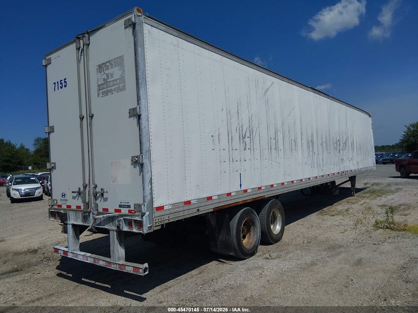 2017 Hyundai translead inc 53' semi trailer VIN 3H3V532C7HT047155 IAAI salvage auction — ROLLOVER, Salvage (Illinois), sold $125 on 2026-09-09 (photo 4)