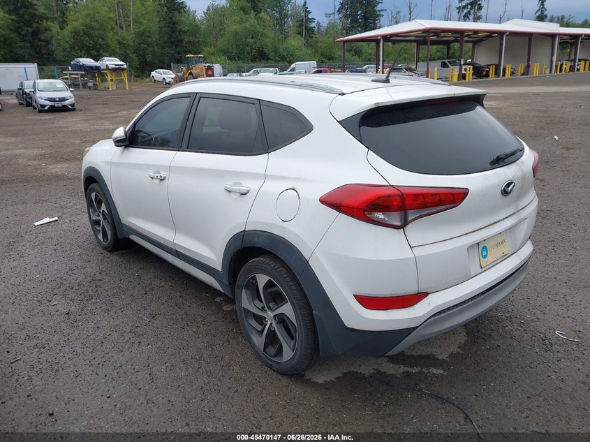 2017 Hyundai Tucson VIN KM8J33A2XHU386486 IAAI salvage auction — NORMAL WEAR, Clear-Dealer Only (North Carolina), sold $1,875 on 2026-07-29 (photo 3)