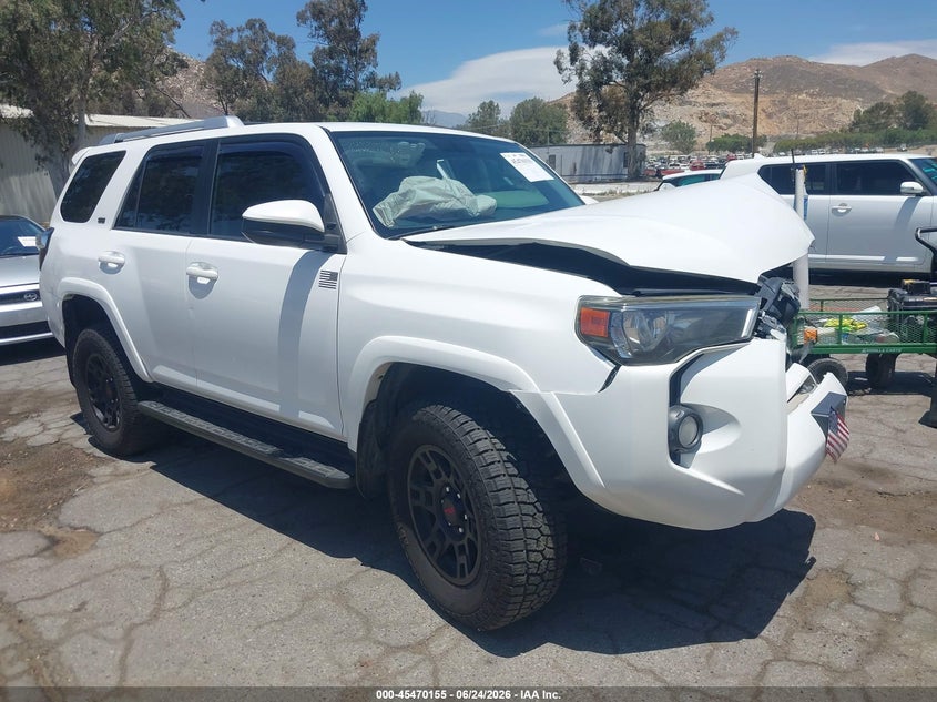 2016 Toyota 4runner VIN JTEBU5JR2G5370351 IAAI salvage auction — FRONT END, Salvage Title, sold $4,550 on 2026-07-29 (photo 1)