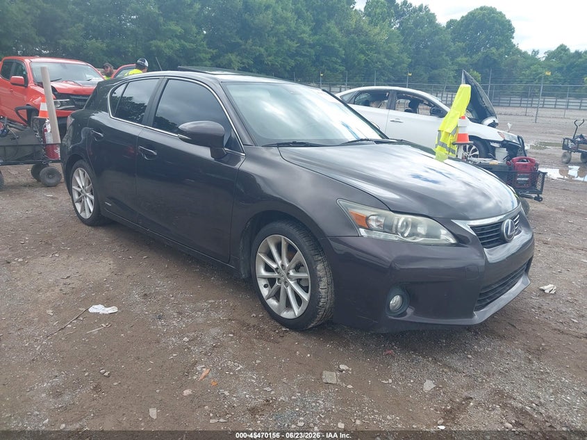 2012 Lexus VIN JTHKD5BH3C2102624 IAAI salvage auction — NORMAL WEAR, Clear (Tennessee), sold $2,500 on 2026-07-29 (photo 1)