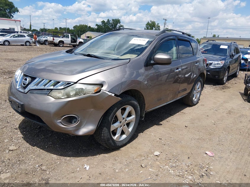 2009 Nissan Murano VIN JN8AZ18W99W202357 IAAI salvage auction — LEFT FRONT, Salvage (Ohio), sold $500 on 2026-07-15 (photo 2)