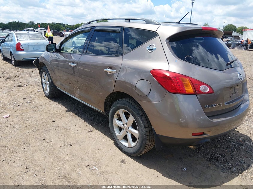 2009 Nissan Murano VIN JN8AZ18W99W202357 IAAI salvage auction — LEFT FRONT, Salvage (Ohio), sold $500 on 2026-07-15 (photo 3)