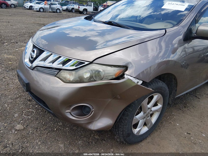 2009 Nissan Murano VIN JN8AZ18W99W202357 IAAI salvage auction — LEFT FRONT, Salvage (Ohio), sold $500 on 2026-07-15 (photo 6)