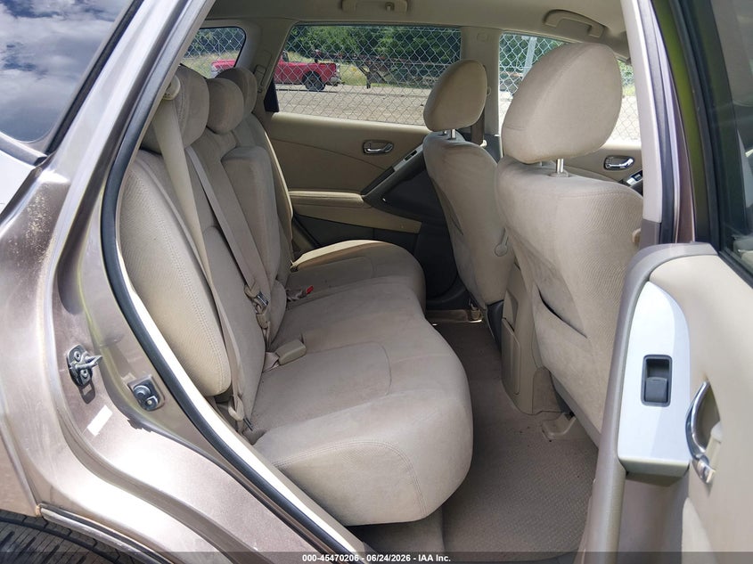 2009 Nissan Murano VIN JN8AZ18W99W202357 IAAI salvage auction — LEFT FRONT, Salvage (Ohio), sold $500 on 2026-07-15 (photo 8)