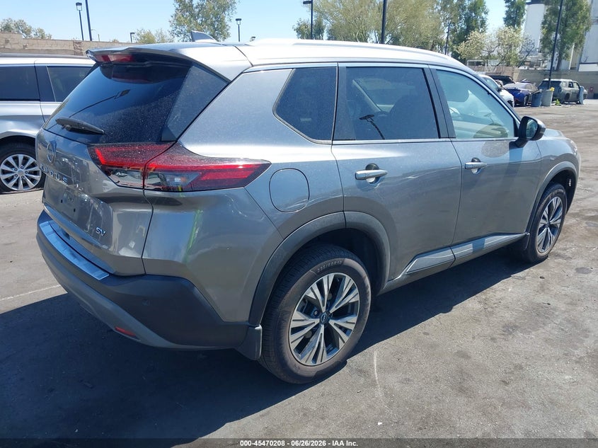 2022 Nissan Rogue VIN JN8BT3BA6NW043788 IAAI salvage auction — THEFT, Salvage Title, sold $8,050 on 2026-07-17 (photo 4)