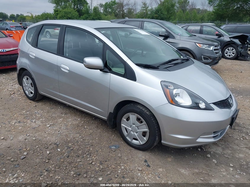 2013 Honda Fit VIN JHMGE8H32DC026342 IAAI salvage auction — LEFT FRONT, Salvage Title, sold $1,250 on 2026-07-18 (photo 1)