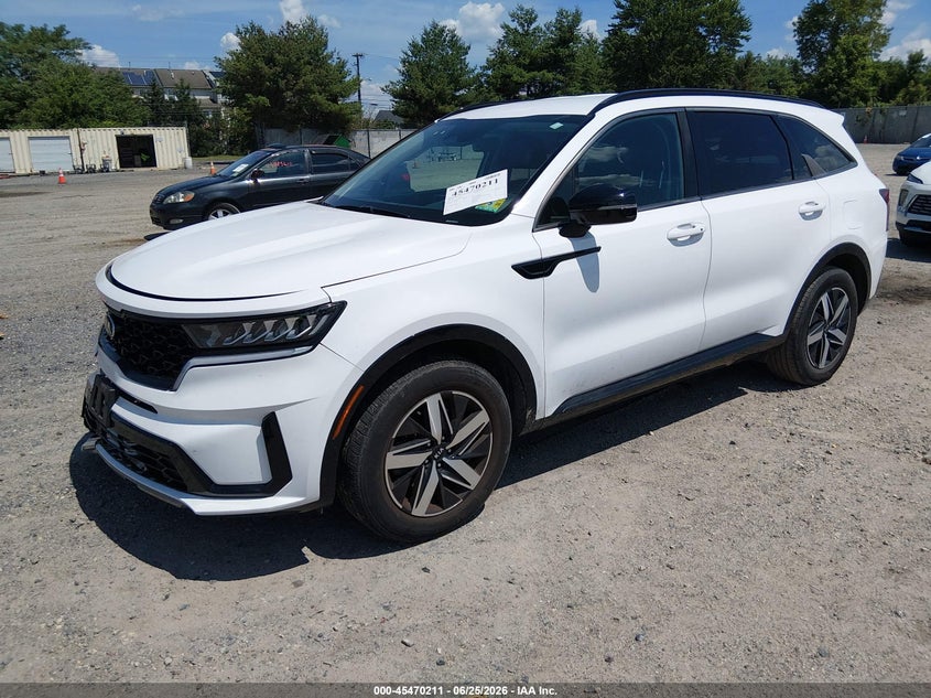 2021 Kia Sorento VIN 5XYRL4LC9MG051718 IAAI salvage auction — FRONT END, Salvage (New Jersey), sold $5,700 on 2026-08-01 (photo 2)