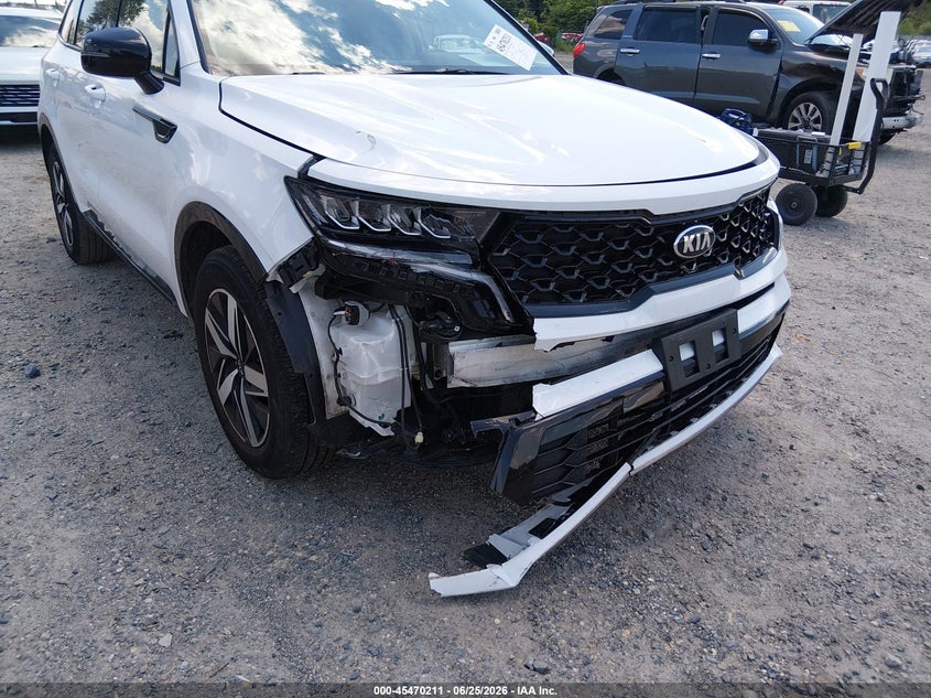 2021 Kia Sorento VIN 5XYRL4LC9MG051718 IAAI salvage auction — FRONT END, Salvage (New Jersey), sold $5,700 on 2026-08-01 (photo 6)