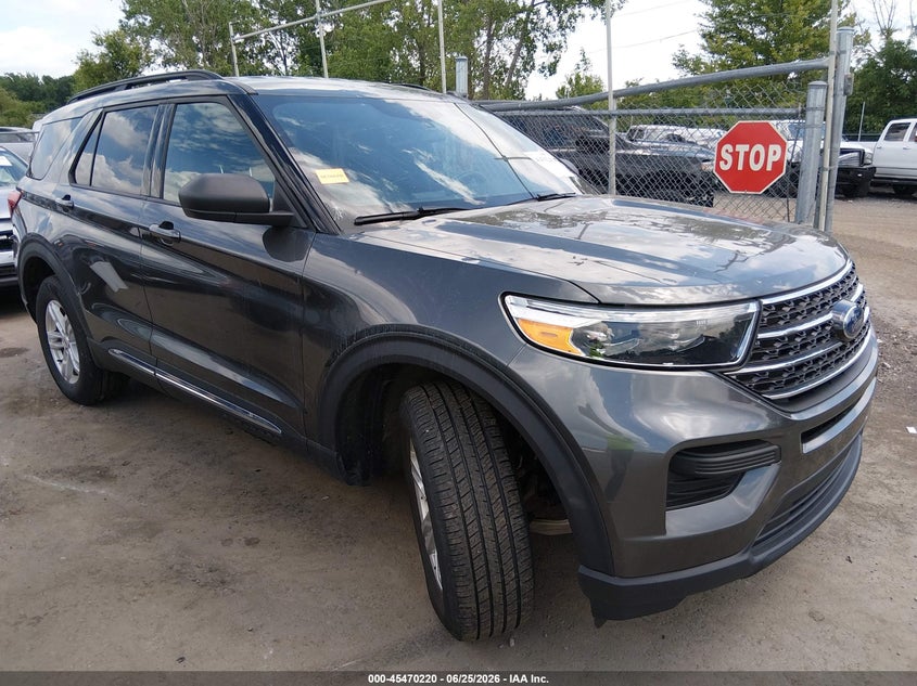 2020 Ford Explorer VIN 1FMSK8DH1LGB73230 IAAI salvage auction — HAIL, Salvage (Ohio), sold $7,550 on 2026-07-28 (photo 1)