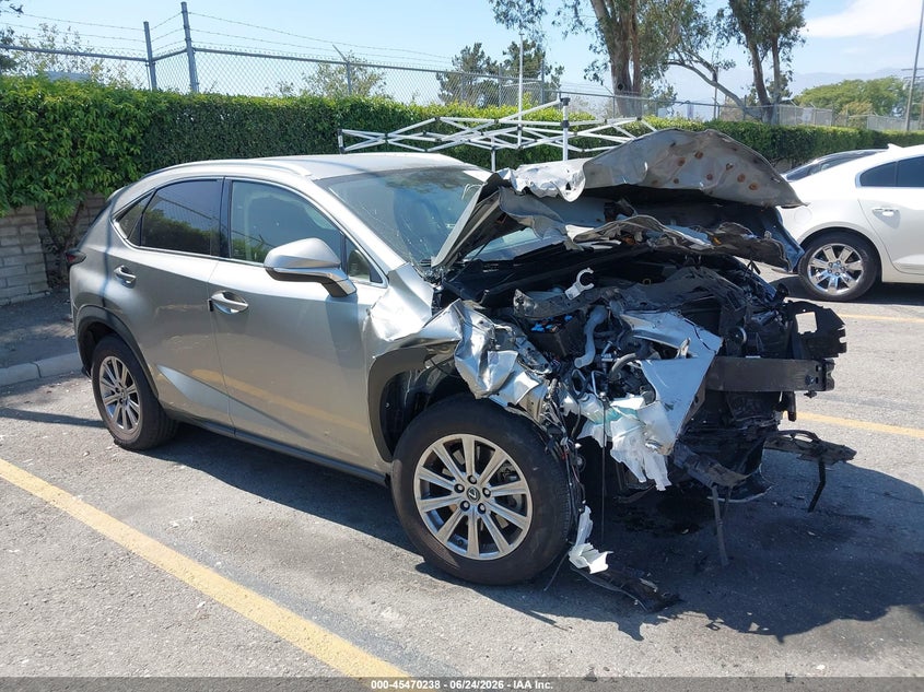 2021 Lexus VIN JTJDARBZ8M2191303 IAAI salvage auction — FRONT END, Salvage (California), sold $3,225 on 2026-07-21 (photo 1)