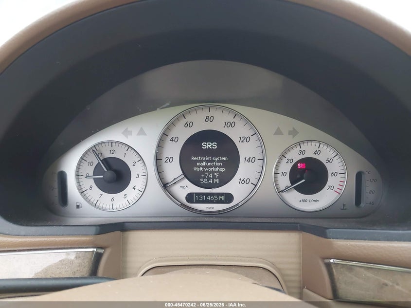 2007 Mercedes-benz E-class VIN WDBUF87XX7B127322 IAAI salvage auction — FRONT END, Salvage (Ohio), sold $300 on 2026-07-23 (photo 7)