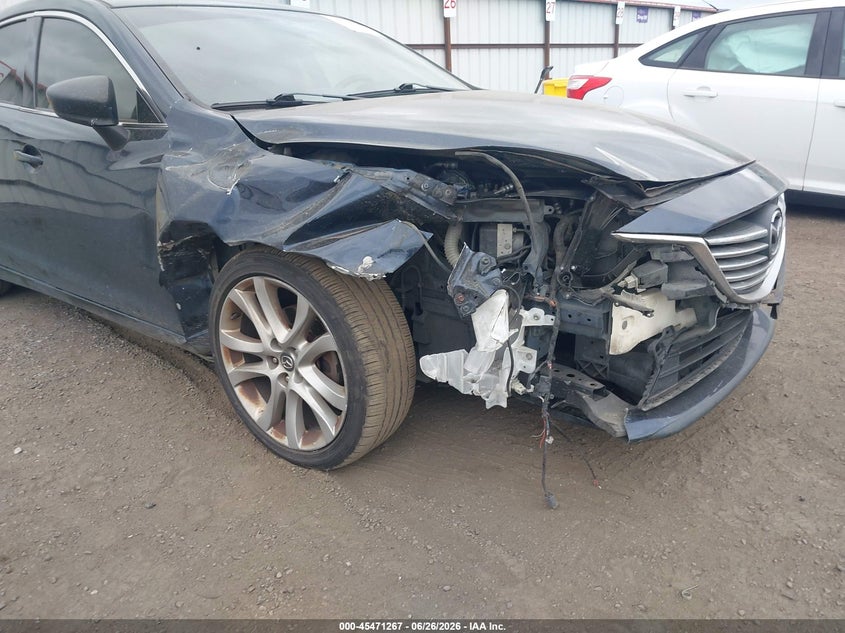 2016 Mazda 6 VIN JM1GJ1V57G1432899 IAAI salvage auction — RIGHT FRONT, Bill Of Sale (Washington), sold $950 on 2026-07-25 (photo 6)