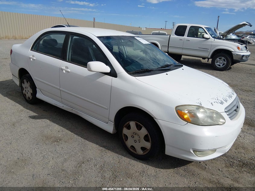 2004 Toyota Corolla VIN 1NXBR32E14Z302058 IAAI salvage auction — NORMAL WEAR, Clear (California), sold $600 on 2026-07-09 (photo 1)