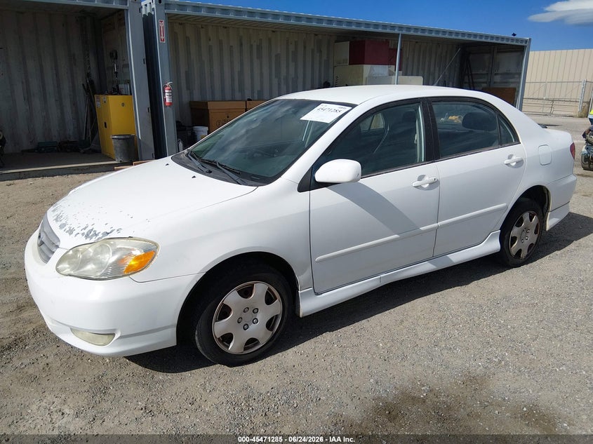 2004 Toyota Corolla VIN 1NXBR32E14Z302058 IAAI salvage auction — NORMAL WEAR, Clear (California), sold $600 on 2026-07-09 (photo 2)