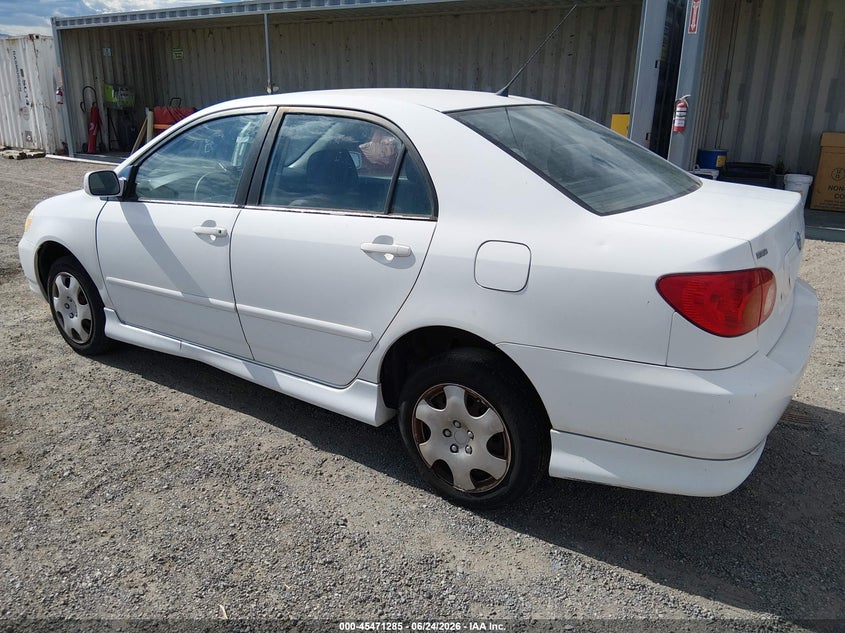 2004 Toyota Corolla VIN 1NXBR32E14Z302058 IAAI salvage auction — NORMAL WEAR, Clear (California), sold $600 on 2026-07-09 (photo 3)