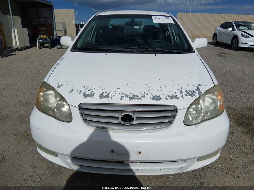 2004 Toyota Corolla VIN 1NXBR32E14Z302058 IAAI salvage auction — NORMAL WEAR, Clear (California), sold $600 on 2026-07-09 (photo 6)