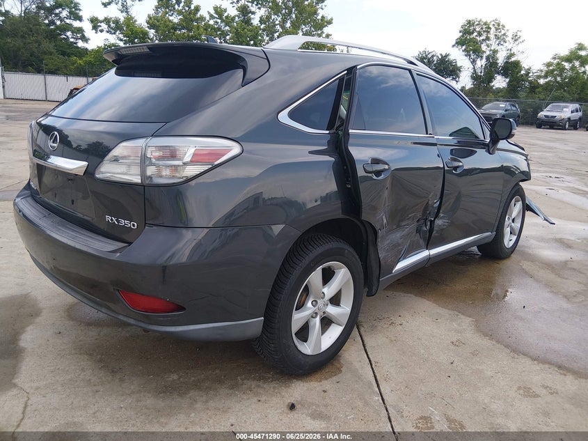 2010 Lexus Rx VIN 2T2BK1BAXAC013159 IAAI salvage auction — FRONT END, Salvage (Missouri), sold $1,650 on 2026-07-29 (photo 4)