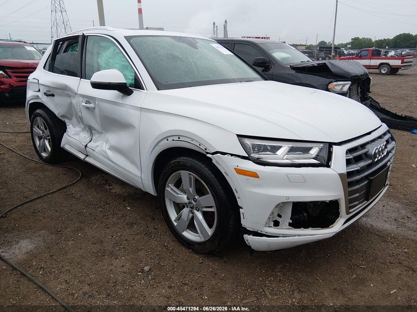 2019 Audi Q5 VIN WA1BNAFY3K2077783 IAAI salvage auction — SIDE, Clear (Indiana), sold $5,500 on 2026-07-29 (photo 1)