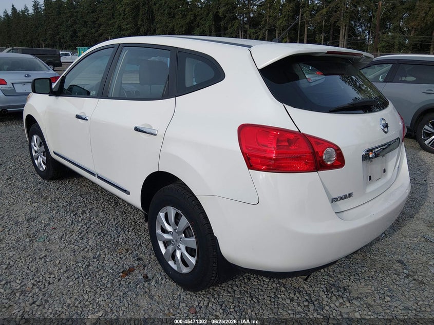 2011 Nissan Rogue sport VIN JN8AS5MV3BW273505 IAAI salvage auction — REAR END, Bill Of Sale (Washington), sold $475 on 2026-07-22 (photo 3)