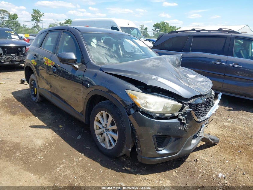 2013 Mazda Cx-5 VIN JM3KE2BE4D0111436 IAAI salvage auction — FRONT END, Salvage Title, sold $575 on 2026-07-29 (photo 1)