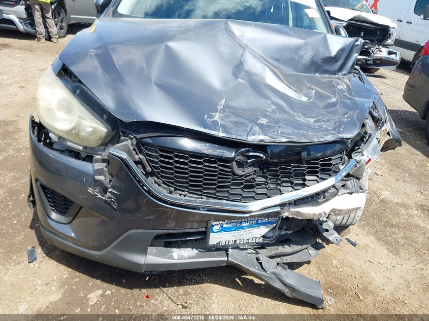 2013 Mazda Cx-5 VIN JM3KE2BE4D0111436 IAAI salvage auction — FRONT END, Salvage Title, sold $575 on 2026-07-29 (photo 6)