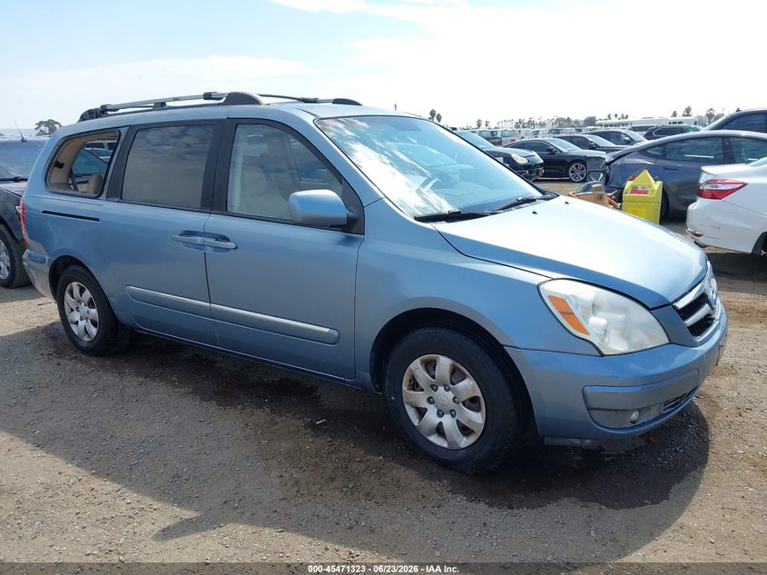2007 Hyundai Entourage VIN KNDMC233076024221 IAAI salvage auction — NORMAL WEAR, Clear - Dealer Only (California), sold $725 on 2026-07-06 (photo 1)