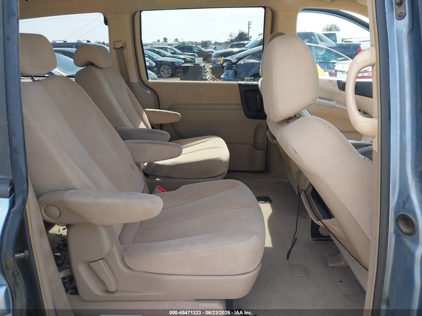 2007 Hyundai Entourage VIN KNDMC233076024221 IAAI salvage auction — NORMAL WEAR, Clear - Dealer Only (California), sold $725 on 2026-07-06 (photo 8)
