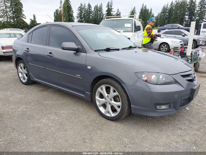2007 Mazda 3 VIN JM1BK323471684759 IAAI salvage auction — NORMAL WEAR, Clear (Washington), sold $375 on 2026-07-08 (photo 1)