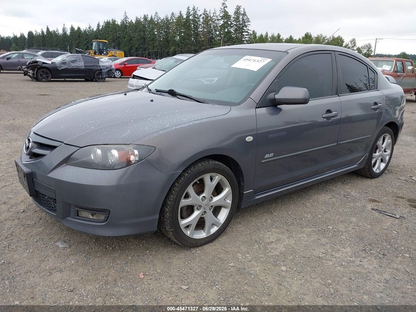 2007 Mazda 3 VIN JM1BK323471684759 IAAI salvage auction — NORMAL WEAR, Clear (Washington), sold $375 on 2026-07-08 (photo 2)
