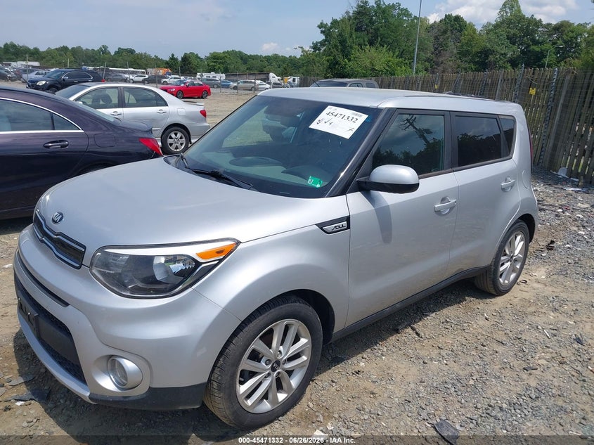 2017 Kia Soul VIN KNDJP3A59H7435775 IAAI salvage auction — NORMAL WEAR, Clear (Virginia), sold $800 on 2026-07-13 (photo 2)