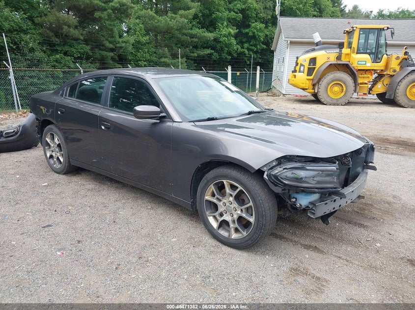 2015 Dodge Charger VIN 2C3CDXFG3FH827899 IAAI salvage auction — FRONT & REAR, Salvage Title, sold $1,950 on 2026-07-22 (photo 1)