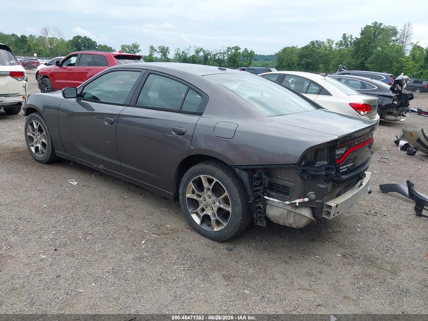 2015 Dodge Charger VIN 2C3CDXFG3FH827899 IAAI salvage auction — FRONT & REAR, Salvage Title, sold $1,950 on 2026-07-22 (photo 3)