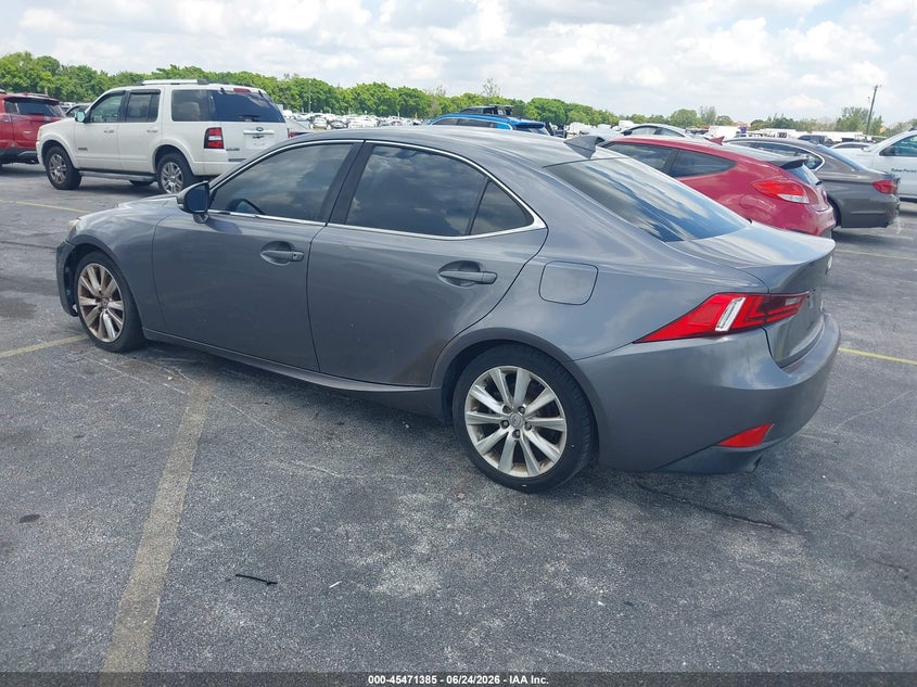 2014 Lexus Is VIN JTHBF1D23E5027789 IAAI salvage auction — NORMAL WEAR, Clear (Florida), sold $2,550 on 2026-07-30 (photo 3)