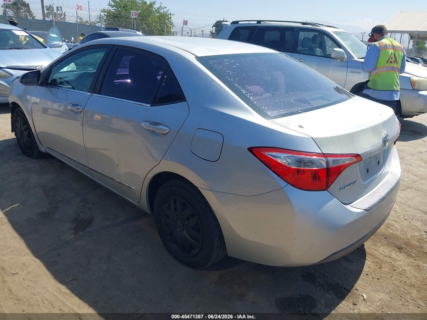 2014 Toyota Corolla VIN 5YFBURHE8EP105948 IAAI salvage auction — FRONT END, Salvage Title, sold $125 on 2026-07-22 (photo 3)