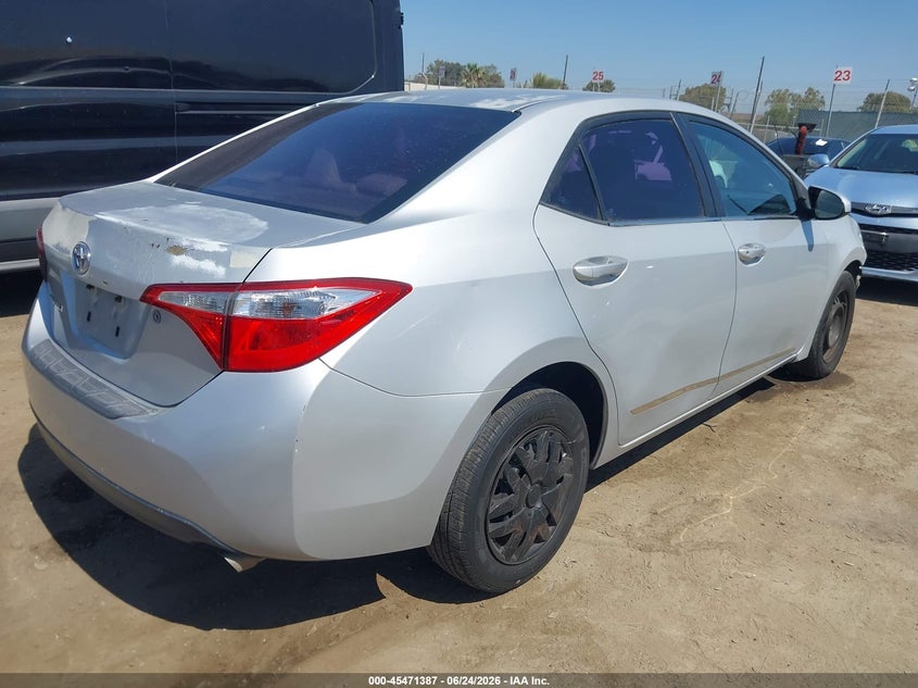 2014 Toyota Corolla VIN 5YFBURHE8EP105948 IAAI salvage auction — FRONT END, Salvage Title, sold $125 on 2026-07-22 (photo 4)