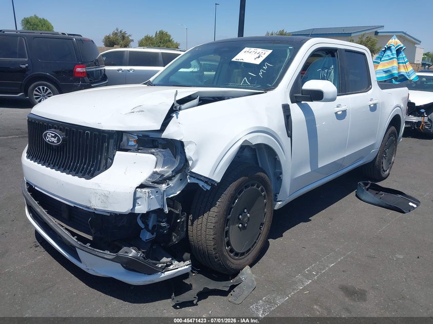 2025 Ford Maverick VIN 3FTCW8TA9SRB56250 IAAI salvage auction — FRONT & REAR, Wait Title, sold $10,250 on 2026-08-14 (photo 2)