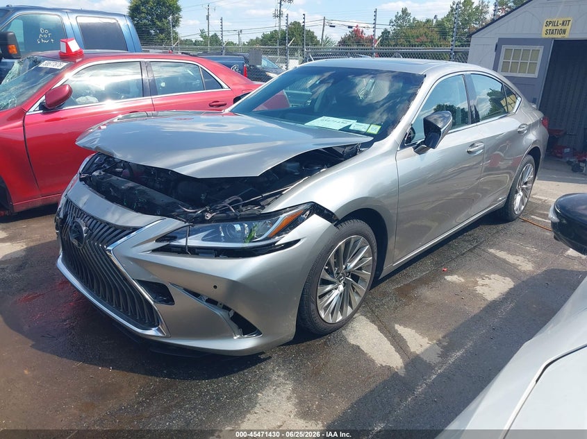 2019 Lexus ES VIN JTHB21B19K2000910 IAAI salvage auction — FRONT END, Mv-907A (New York), sold $10,300 on 2026-07-29 (photo 2)