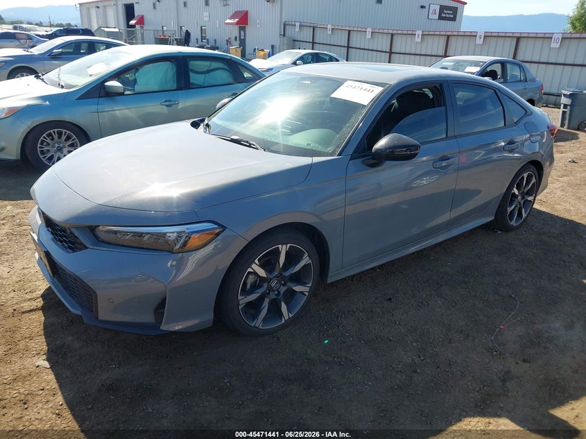 2025 Honda Civic VIN 2HGFE4F84SH314556 IAAI salvage auction — RIGHT SIDE, Bill Of Sale (Washington), sold $9,600 on 2026-07-28 (photo 2)