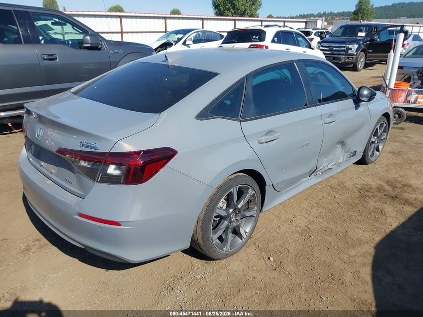 2025 Honda Civic VIN 2HGFE4F84SH314556 IAAI salvage auction — RIGHT SIDE, Bill Of Sale (Washington), sold $9,600 on 2026-07-28 (photo 4)