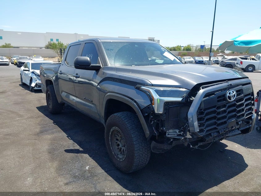2024 Toyota Tundra VIN 5TFLA5DB1RX203485 IAAI salvage auction — FRONT & REAR, Salvage Title, sold $25 on 2026-07-24 (photo 1)