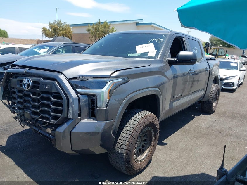 2024 Toyota Tundra VIN 5TFLA5DB1RX203485 IAAI salvage auction — FRONT & REAR, Salvage Title, sold $25 on 2026-07-24 (photo 2)
