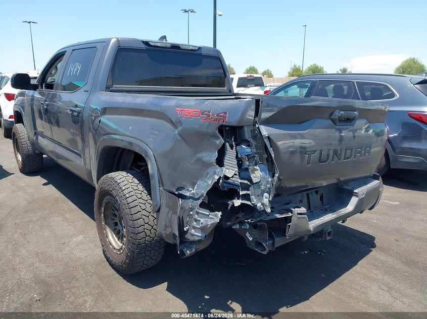 2024 Toyota Tundra VIN 5TFLA5DB1RX203485 IAAI salvage auction — FRONT & REAR, Salvage Title, sold $25 on 2026-07-24 (photo 3)